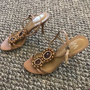 Strappy summer sandal heels